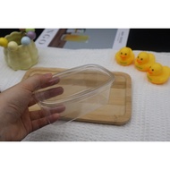 (50PCS)280ml/500ML Transparent Plastic Mousse Cup with Lid Square Food Container Cups for Jelly Mous