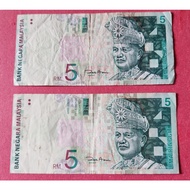 Duit Lama Malaysia Rm5 Zeti KLCC F condition