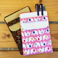 醫師袍口袋型筆袋-短版