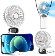 Folding Handheld Fan - Portable 5000mAh Rechargeable, 5 Wind Speeds
