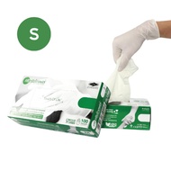 Sritrang Glove ศรีตรังโกลฟส์ (กล่องเขียว) ถุงมือยาง ธรรมชาติ ไม่มีแป้ง [1 กล่อง/100ชิ้น]