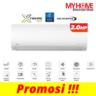 MIDEA MSXS-19CRDN8 2.0HP R32 INVERTER WALL MOUNTED AIR CONDITIONER (COURIER SERVICE)