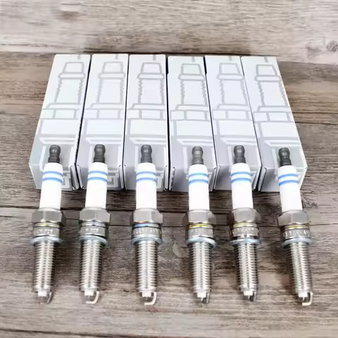 6PCS Spark Plugs YR7MPP33 For Mercedes-Benz ML350 ML450 ML550 R350 S400 S550 SL550 SLK250 SLK280 SLK
