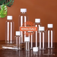 YH148[Wholesale] 10/30/100ML PET Clear Empty Seal Cosmetic Small Mouth Bottles / With Screw Cap Transparent Mini Plastic Refillable Lotion Bottle / Travel Squeeze Bottle Container