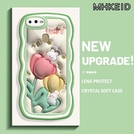 MHKEID Casing Ponsel untuk OPPO A12 A12s A5s A7 A11K A3s A12E A5 2018 Realme C1 Case anti guncangan 