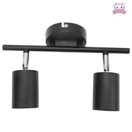 SOONA Ceiling Track Light, Rotatable 2-Light Track Lighting Kit, Stylish Adjustable Light Heads Flex