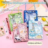 [brightbiu] 6in1 Stationery Set 3D Cartoon Handheld Stationery Set Children's Learning Gift Box Lear
