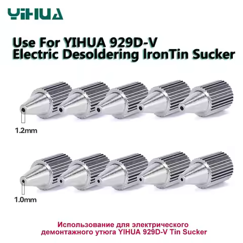 5Pcs/Set Suction Soldering Nozzles Used For YIHUA929D-V Electric Soldering Iron Suction Head Device 