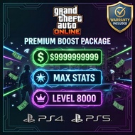 (PS4/PS5) GTA V / GTA 5 MONEY LEVEL STATS SERVICES | Cash Money Level Stats Property | GTA 5 ONLINE