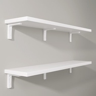 Wall-Mounted Shelf Wall-Mounted Bookshelf Wooden Shelf Bracket Wall-Mounted Load Bearing