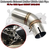 C600 C650GT Motorcycle Exhaust Muffler Middle Link Pipe Connect Slip On Connector Fit For BMW C 600 
