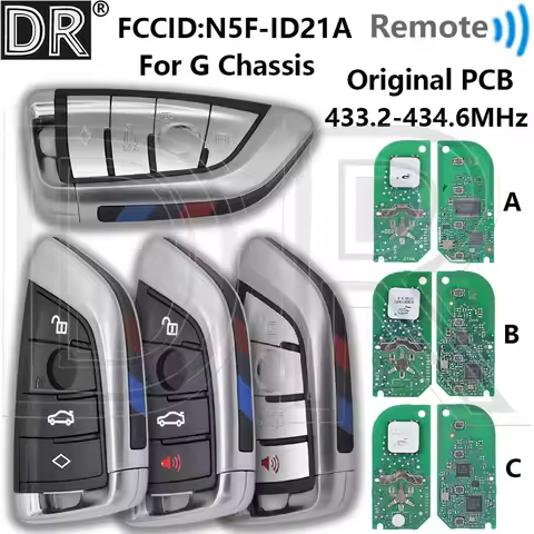 Great N5F-ID21A Original PCB ID49 434MHz Proximity Car Remote Key For BMW G Series 3 5 6 7 X3 X5 X7 