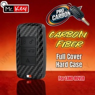 [Mr.Key] Carbon Fiber Key Case Cover For Land Rover Range Rover Sport Velar Evoque Freelander2 Disco