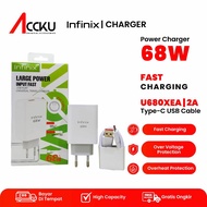 Infinix 68W Ultra Fast Type-C Charger for Infinix Hot 30 5G / Note 30 Pro NFC 8 Original 100%
