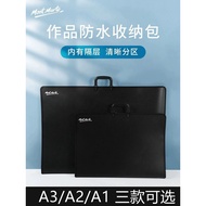 Montmartre Work Bag A1 A2 A3 Drawing Bag Zipper Portable PVC Waterproof Drawing Bag Drawing Bag Art 