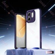 Acrylic Case for Infinix Hot 50i 30i NFC Smart 10 9 HD X6531 X6532 X6725 X6525 X669C X669D Camera Pr