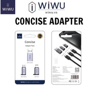 Genuine WiWU Adapter Concise 3IN1 WI-C031 Type C to iPhone/ Micro/USB-C to USB-A 6 months