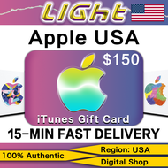 150 USD Apple USA iTunes Gift Card App Store Card United States⚡ Efficient/Safe/Fast/LIGHTING Game