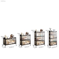 Spot goods○☜❁NETEL Kitchen Rack  Pull-out multifunctional Dish Racks Enclosed Multi-Layer