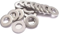 M10 Stainless Steel Flat Finish Washer, 0.78" OD, 0.4" ID, 0.05" Thick, 18-8 (304) Stainless Steel S