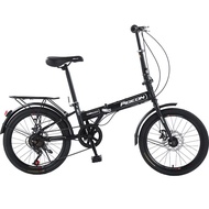 Foldable Bicycle For Adult Folding Bike Work Scooter Variable Speed Ultra-Light Portable Youth Student Bicycle Installation-Free Bestselling Classic Styles