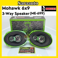 Mohawk 6x9 Speaker 3-way ME-699 Coaxial Speaker Spiker Kereta Speaker Bujur 6x9 Size