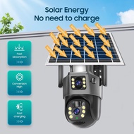 V380 Pro 4K 8MP 4G/WIFI ซิมการ์ดพลังงานแสงอาทิตย์กล้องวงจรปิดไร้สายกล้องวงจรปิดกลางแจ้ง WIFI กล้องพล