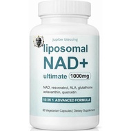 PremiumNAD+Supplement,liposomalNAD+Ultimate(1000mg)resveratrol,ala,astaxanthin,quercetin10in1Advance