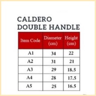 Boiler pot/ Kaldero - High Kaldero (A1-A5 - B1-B5) ◲ ◶ ㍿