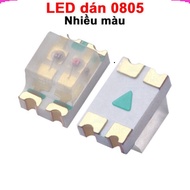 (100 pieces) multicolored 0805 SMD LED stickers