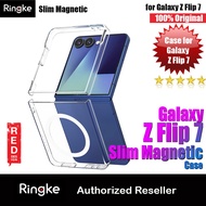 Ringke Z Flip 7 Slim Magnetic Case for Samsung Galaxy Z Flip 7 (Clear)