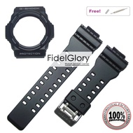 GA-150 GLX-150 GA-300 GA-310 STRAP AND BEZEL BLACK MATTE GREY FONT