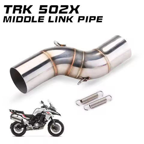 Slip-on Motorcycle Exhaust Modify Stainless Steel Middle link Pipe 51mm Interface Connect Muffler Fo