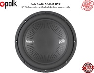 Polk Audio MM 842 DVC MM1 Series 8" subwoofer with dual 4-ohm voice coils - car audio subwoofer - MM