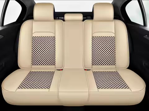 Luxury PU Leather & Ice Silk Car Seat Covers For bmw x3 g01 nissan juke rav4 xa40 nissan terra Fit M