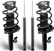 Front and Rear Complete Struts Assembly Shock Absorber w/Coil Spring Compatible with 2004-2009 Mazda