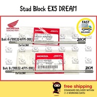 HONDA EX5 DREAM Bolt Stud A & B Block Engine Long Short / Tiang Blok Enjin Panjang Pendek ( 90031-KF