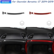 For Corvette C7 Accessories Interior 2014-2019 Co-pilot Storage Box Carbon Fiber Trim Decal Auto Dec