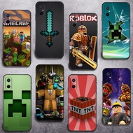 Redmi Note 7 8 9 10 4G Pro Max 8T 9S 9T Compatibility TPU Phone Cases Soft protective cover Minecraf