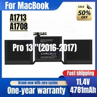 A1713/A1708 for MacBook Pro 13 "(2016-2017) Laptop Battery High Quality High Capacity Battery Replac