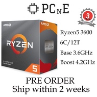 AMD RYZEN5 3600 3600X  RYZEN7 3700X 5800 5800X Tray Processor === PRE ORDER CPU Only ===