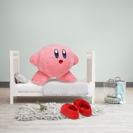 16cm Anime Star Kirby Plush Big Feet Wear Shoes Cute Stuffed Peluche Toys Christmas Birthday Great G