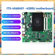 (GRSU) ITX-4568A01-4200U Motherboard Industrial Mini ITX DDR3 2*SO-DIMM RTL8111H Gigabit Network Car