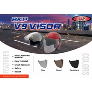 HELMET VISOR BKP V9 TINTED DARK BLACK
