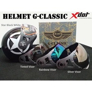 [ Skru / Visor SAJA] Original XDOT X-DOT G66V V103 G66 G-Classic GClassic Cermin Topi Visor Wizer Sk