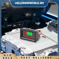 [hellonewworld.my] Car Battery Charge Level Indicator Voltmeter LED Display 12V 24V 36V 48V 60V 72V