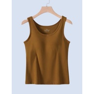 Bra Set with Chest Pads - Slim Fit Women's Vest & Brief