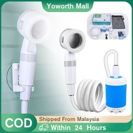 Outdoor Camping Shower Set With Storage Bag / Household  Charging Water Pump Shower / Sealed Waterpr