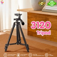 HITAM Ready to Send Universal HP Camera Photo Tripod TR 3120 Weifeng Height 1 Meter, Black | Bonus T