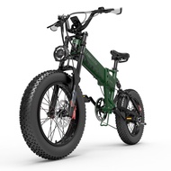 2023 NEW Lankeleisi G550Plus Electric Bike 20 inch Folding Electric Bicycle Fat Tire Snow E Bike